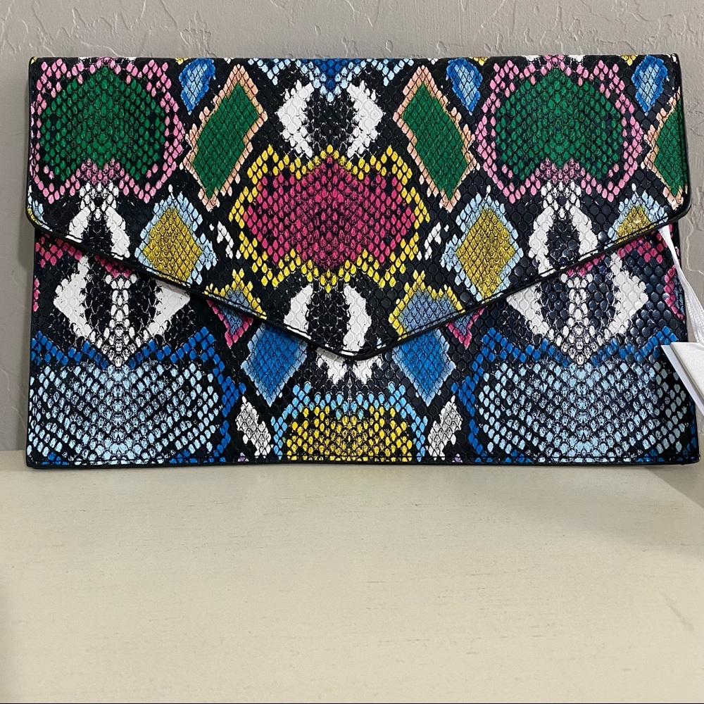 Snakeskin Clutch